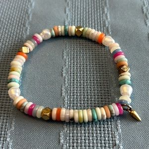 Stella & Dot multicolored stretch bracelet.
